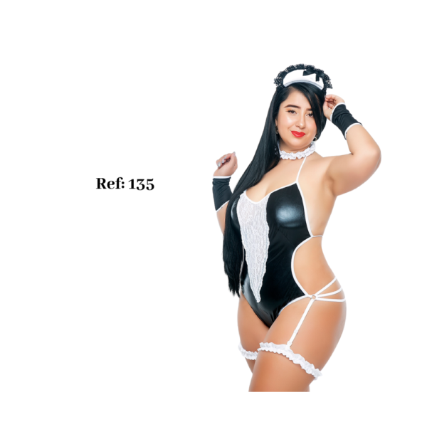 Traje Sensual Y Erotico De Mucama