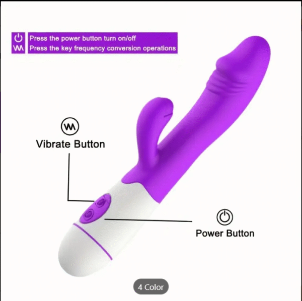Vibrador de Doble Cabeza Rosa - Image 8