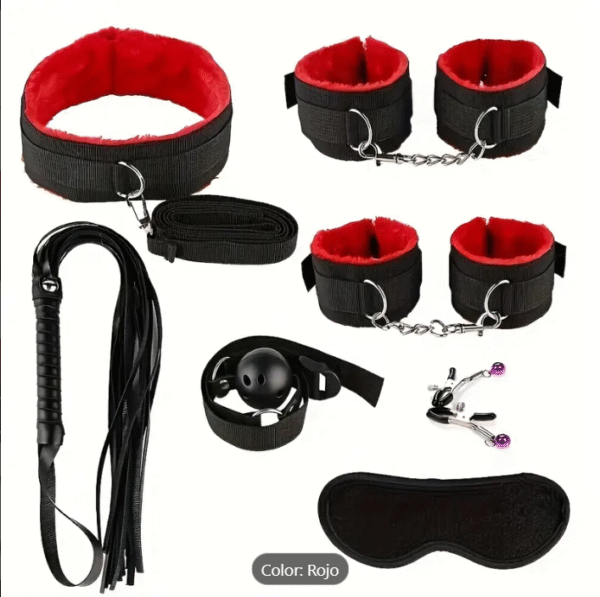 7 piezas de Juego de Restricción BDSM
