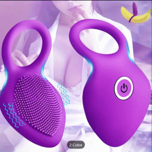 Anillo Vibrador de Estimulación Clitoriana Púrpura