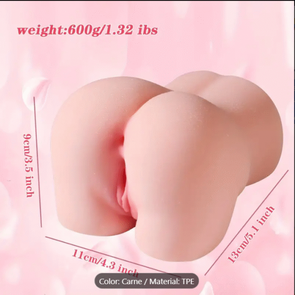 Compañero íntimo masculino con vagina y bolsillo de puerta trasera - Image 4