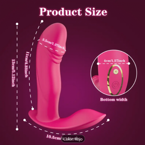 Vibrador Estimulador de Clítoris Femenino Masajeador Vaginal con Control por APP - Image 7