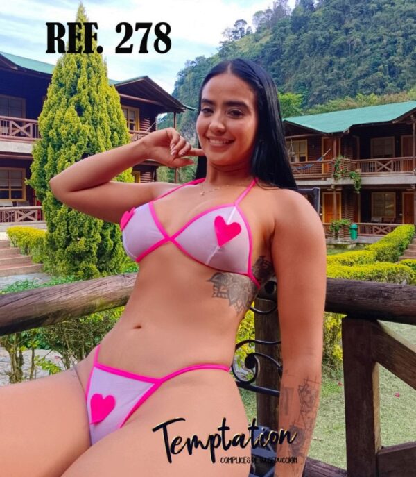 Lencería Sexy Ref. 278 Negro y Blanco