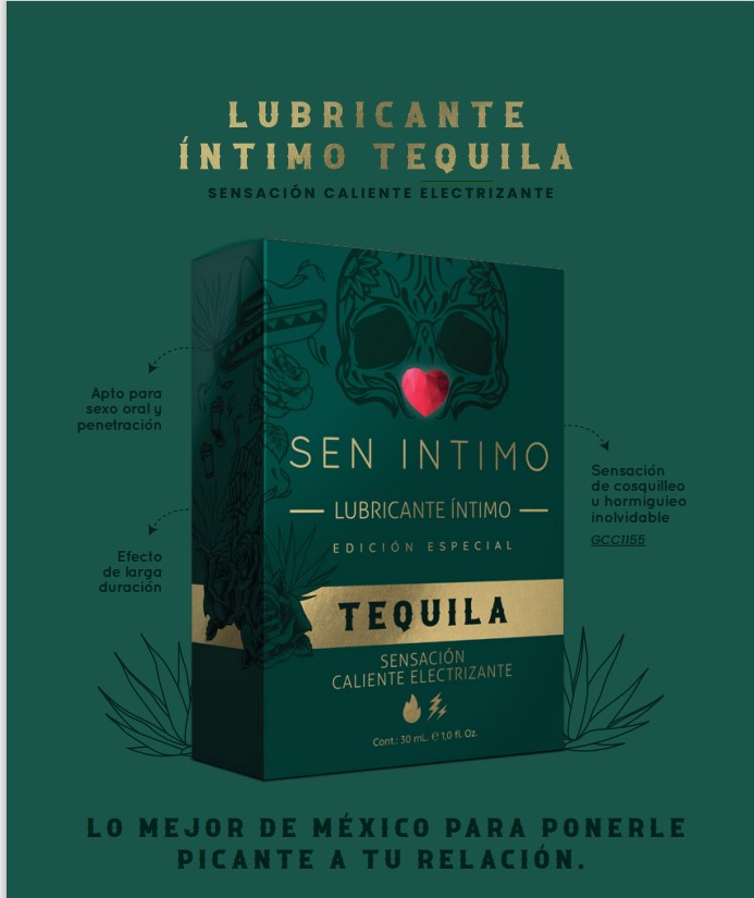 Lubricante Electrizante Tequila X 30 ML Sen Intimo